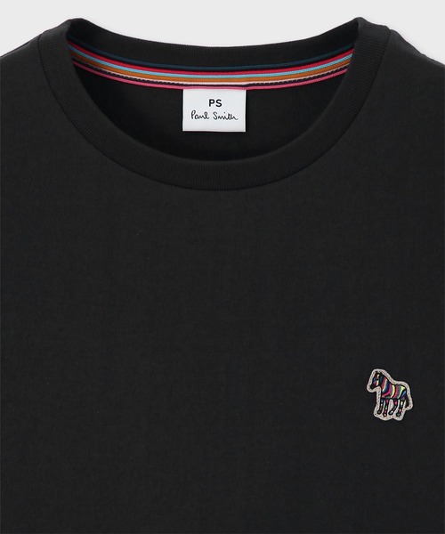 ★関税込★PAUL SMITH★ジブラ ワッペン 半袖 ポロ Tシャツ★ ウィメンズ ゼブラワッペン 半袖Tシャツ（255408G799