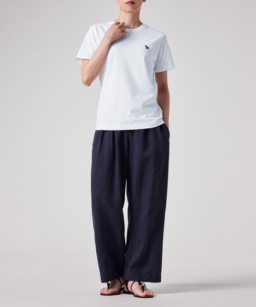 ウィメンズ ゼブラワッペン 半袖Tシャツ / 155408 G799（Tシャツ