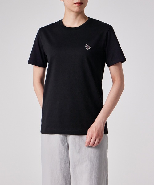 tシャツ ウィメンズ ゼブラワッペン 半袖Tシャツ / 155408 G799 レディース PS Paul Smith tシャツ ウィメンズ ゼブラワッペン 半袖Tシャツ