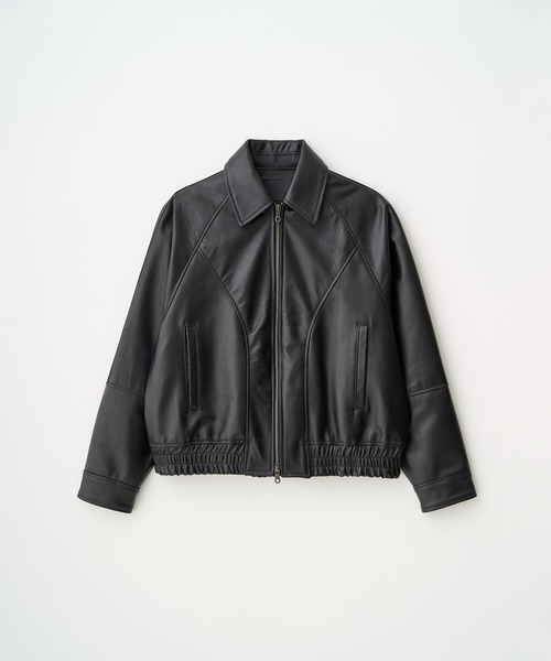 Juha（ユハ）の「VEIL LEATHER JACKET（ブルゾン）」 - WEAR