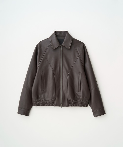 Juha（ユハ）の「VEIL LEATHER JACKET（ブルゾン）」 - WEAR