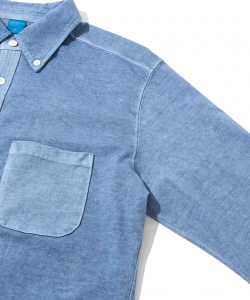 Good On(グッドオン)の「Good On/グッドオン LS B.D POLO TEE SHIRTS(シャツ/ブラウス・メンズ・ホワイト/ブルー系その他・LARGE/MEDIUM)」の12枚目の写真