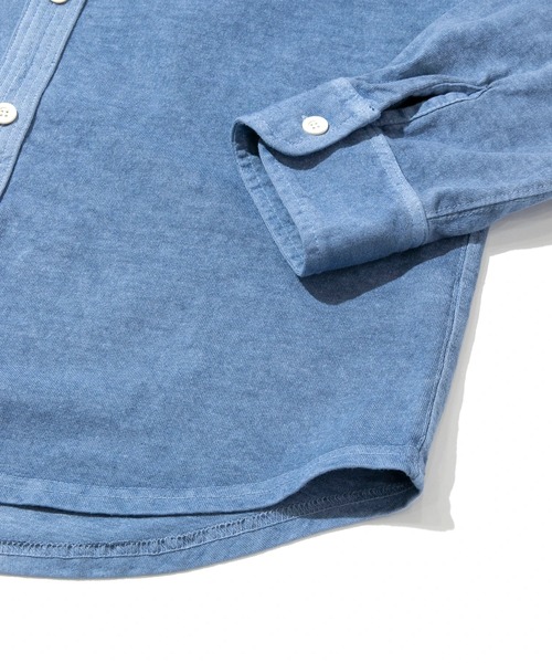 Good On(グッドオン)の「Good On/グッドオン LS B.D POLO TEE SHIRTS(シャツ/ブラウス・メンズ・ホワイト/ブルー系その他・LARGE/MEDIUM)」の4枚目の写真