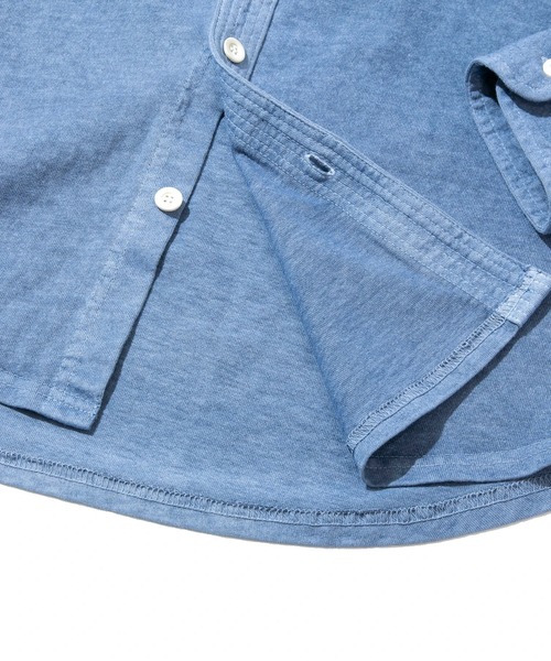 Good On(グッドオン)の「Good On/グッドオン LS B.D POLO TEE SHIRTS(シャツ/ブラウス・メンズ・ホワイト/ブルー系その他・LARGE/MEDIUM)」の5枚目の写真