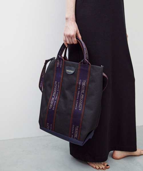feepur（フェピュール）の「【THEATRE PRODUCTS/シアタープロダクツ】別注リサイクルボトルジャガードテープトートバッグ-L-（トートバッグ・レディース・ブラック・FREE）」の16枚目の写真