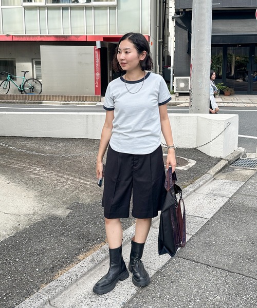 feepur（フェピュール）の「【THEATRE PRODUCTS/シアタープロダクツ】別注リサイクルボトルジャガードテープトートバッグ-L-（トートバッグ・レディース・ブラック・FREE）」の22枚目の写真