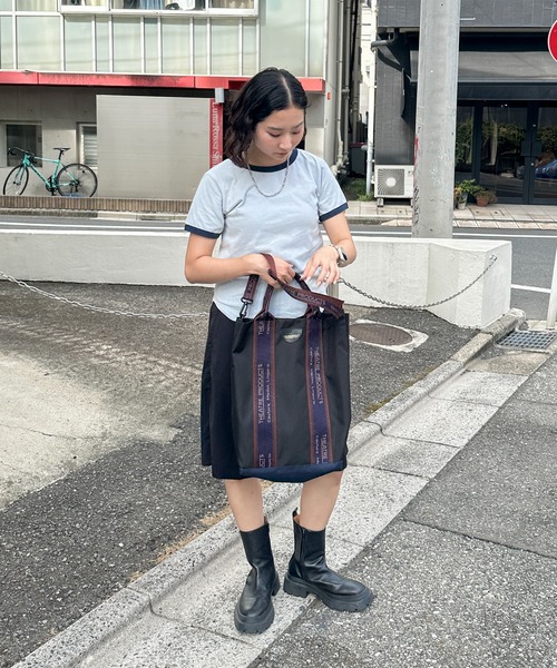 feepur（フェピュール）の「【THEATRE PRODUCTS/シアタープロダクツ】別注リサイクルボトルジャガードテープトートバッグ-L-（トートバッグ・レディース・ブラック・FREE）」の21枚目の写真