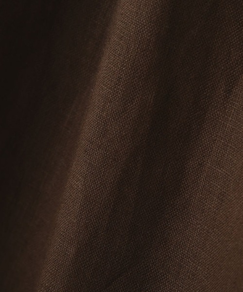 ETRE TOKYO(エトレトウキョウ)の「【ZOZO限定カラー】ドロストヘムリネンワイドパンツ(その他パンツ・レディース・ブラック/ホワイト/ブラウン・S/M)」の16枚目の写真