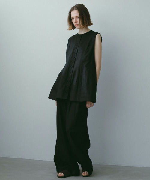 値下げ中　新品未使用タグ付き　ETRETOKYO ドロストヘムコットンパンツ　M ドロストヘムコットンパンツ(S OFF WHITE): ボトムス │ ETRE