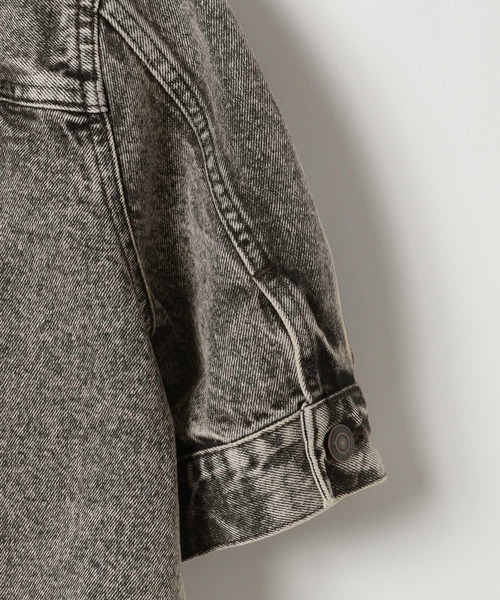 Heather（ヘザー）の「Denim Jacket（半袖）　325864（デニムジャケット・レディース・ブラック/グレー/ブルー・FREE）」の8枚目の写真