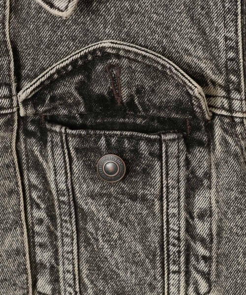 Heather（ヘザー）の「Denim Jacket（半袖）　325864（デニムジャケット・レディース・ブラック/グレー/ブルー・FREE）」の10枚目の写真