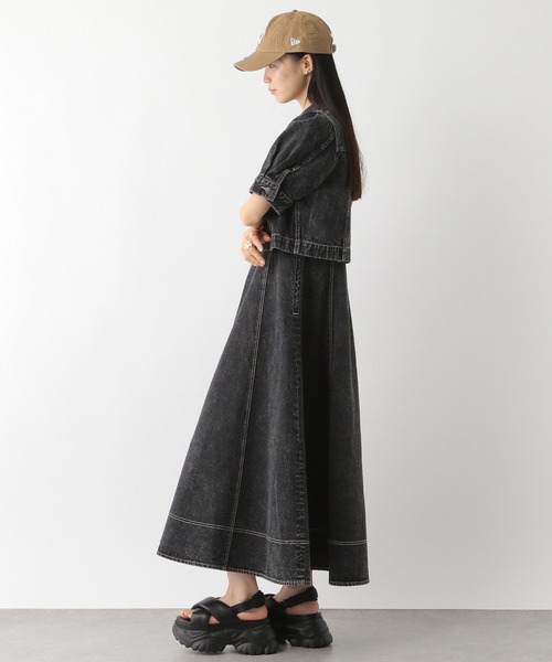 Heather（ヘザー）の「Denim Jacket（半袖） 325864（デニム