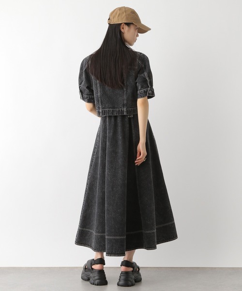 Heather（ヘザー）の「Denim Jacket（半袖）　325864（デニムジャケット・レディース・ブラック/グレー/ブルー・FREE）」の20枚目の写真