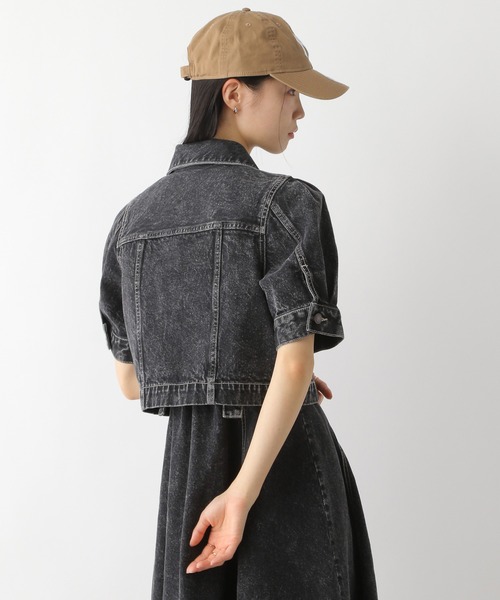 Heather（ヘザー）の「Denim Jacket（半袖）　325864（デニムジャケット・レディース・ブラック/グレー/ブルー・FREE）」の15枚目の写真