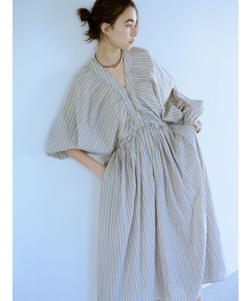 Ungrid(アングリッド)の「レイヤードビーズネックレス(ネックレス・レディース・ネイビー/ブラウン・FREE)」の14枚目の写真