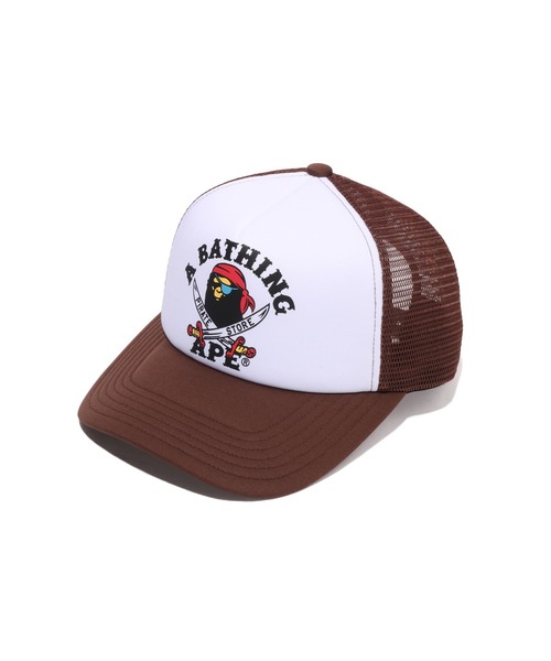 A BATHING APE（アベイシングエイプ）の「APE CROSSBONE COLLEGE MESH