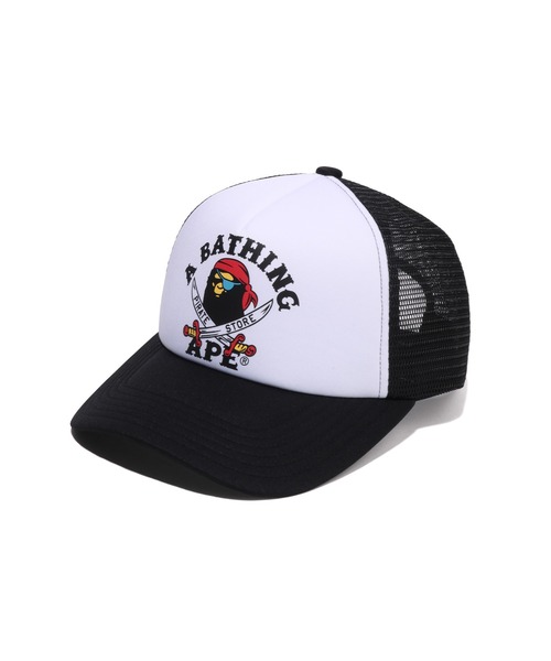 A BATHING APE（アベイシングエイプ）の「APE CROSSBONE COLLEGE MESH