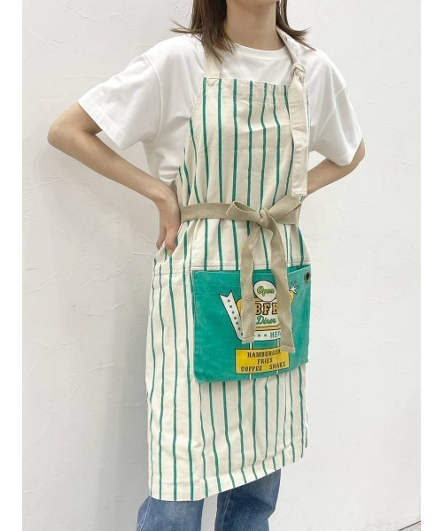 MINTON カッププリントエプロン ベージュ オニベジツイルエプロン[男女兼用][住商モンブラン製品] OV5004