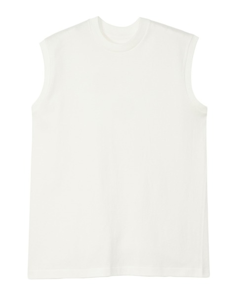 HANES（ヘインズ）の「【 綿100% 】Hanes SHIROスリーブレスT タンク HM3-B201（タンクトップ・メンズ・ホワイト・S/M/L/XL）」の3枚目の写真