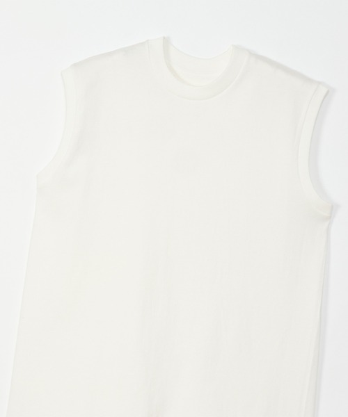 HANES（ヘインズ）の「【 綿100% 】Hanes SHIROスリーブレスT タンク HM3-B201（タンクトップ・メンズ・ホワイト・S/M/L/XL）」の2枚目の写真