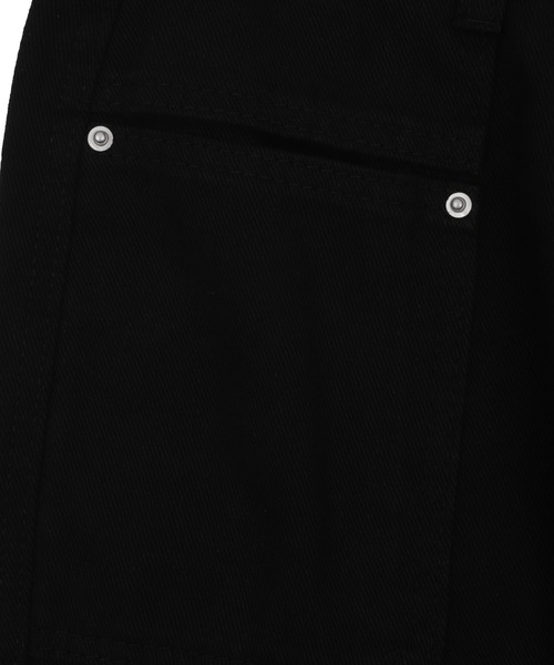 WOND(ウォンド)の「WOND/マルチポケットワイドカーゴパンツ(デニムパンツ・レディース・ブルー/ブラック・SMALL/MEDIUM)」の11枚目の写真