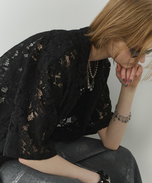 AIVER(アイバー)の「AIVER コードレースS/Sスリットシャツ(シャツ/ブラウス・メンズ・ホワイト/ブラック・LARGE/MEDIUM/SMALL)」の19枚目の写真