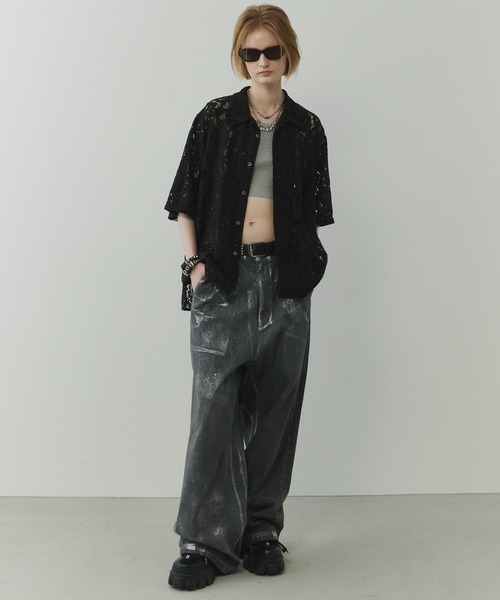 未使用AMERI コードレースシャツ todayful sahara 長袖
