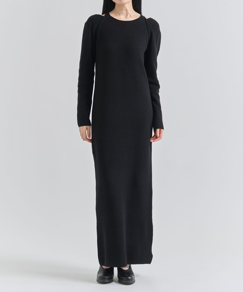 ZOZOTOWN限定》【Louren/ローレン】shoulder cut knit dress  