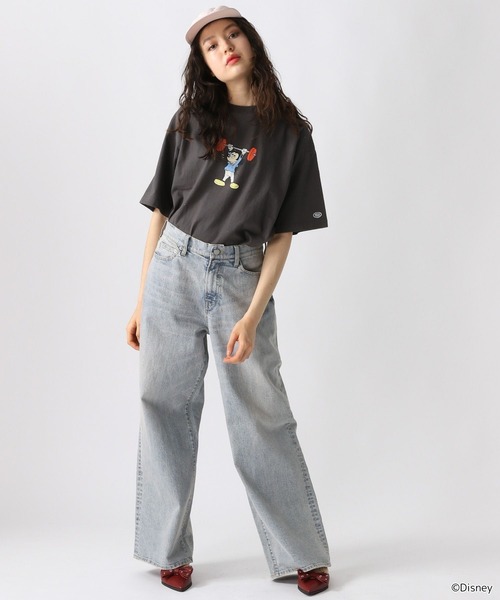 FOREVER 21(フォーエバー トゥエンティーワン)の「【2025SS】【DISCUS(ディスカス)】Mickey/Tシャツ(Tシャツ/カットソー・レディース・ホワイト/ホワイト系その他/ブラック/ブラック系その他・FREE)」の5枚目の写真