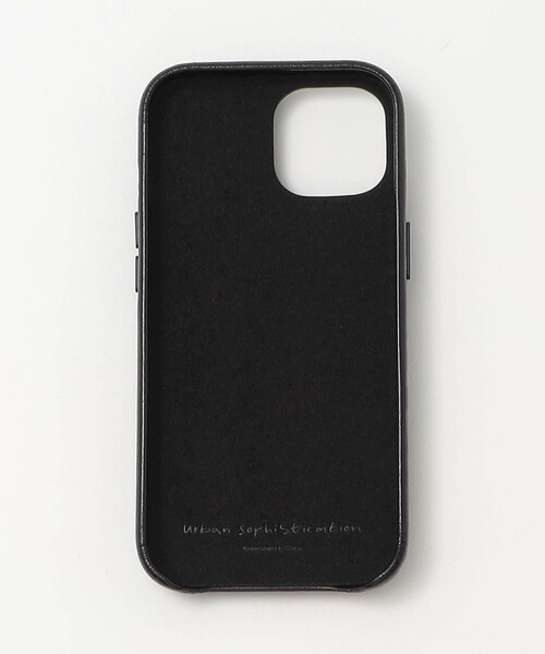 urban sophistication＞THE PUFFER CASE ロゴ iPhone15/14/13ケース