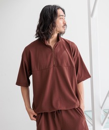 HEREIAM（ヘレイアム）の「【HEREIAM MEN】吸水速乾＆UV/DRYMIXハーフジッププルオーバー（Tシャツ/カットソー）」