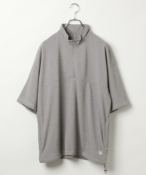 HEREIAM（ヘレイアム）の「【HEREIAM MEN】吸水速乾＆UV/DRYMIXハーフジッププルオーバー（Tシャツ/カットソー・メンズ・ダークブラウン/グレー/ブラック・MEDIUM/LARGE）」の19枚目の写真