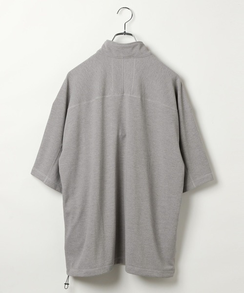 HEREIAM（ヘレイアム）の「【HEREIAM MEN】吸水速乾＆UV/DRYMIXハーフジッププルオーバー（Tシャツ/カットソー・メンズ・ダークブラウン/グレー/ブラック・MEDIUM/LARGE）」の20枚目の写真