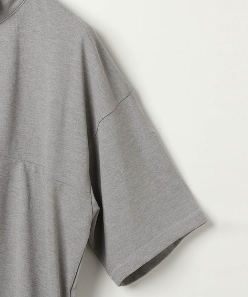 HEREIAM（ヘレイアム）の「【HEREIAM MEN】吸水速乾＆UV/DRYMIXハーフジッププルオーバー（Tシャツ/カットソー・メンズ・ダークブラウン/グレー/ブラック・MEDIUM/LARGE）」の10枚目の写真