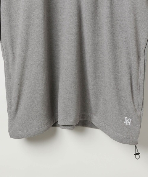 HEREIAM（ヘレイアム）の「【HEREIAM MEN】吸水速乾＆UV/DRYMIXハーフジッププルオーバー（Tシャツ/カットソー・メンズ・ダークブラウン/グレー/ブラック・MEDIUM/LARGE）」の11枚目の写真