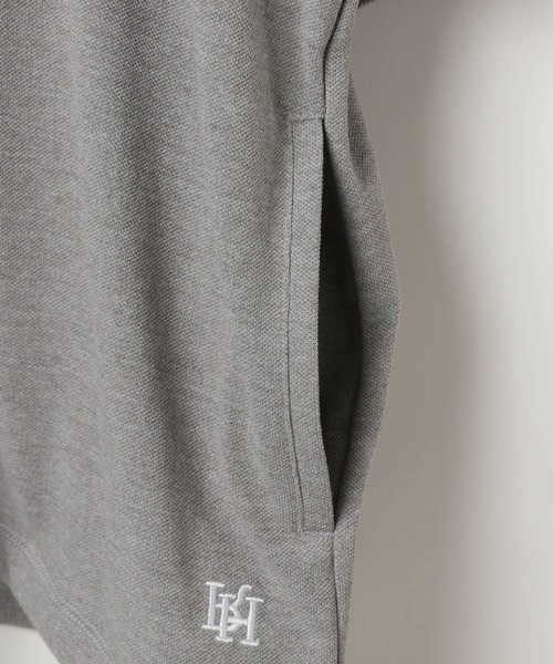 HEREIAM（ヘレイアム）の「【HEREIAM MEN】吸水速乾＆UV/DRYMIXハーフジッププルオーバー（Tシャツ/カットソー・メンズ・ダークブラウン/グレー/ブラック・MEDIUM/LARGE）」の12枚目の写真
