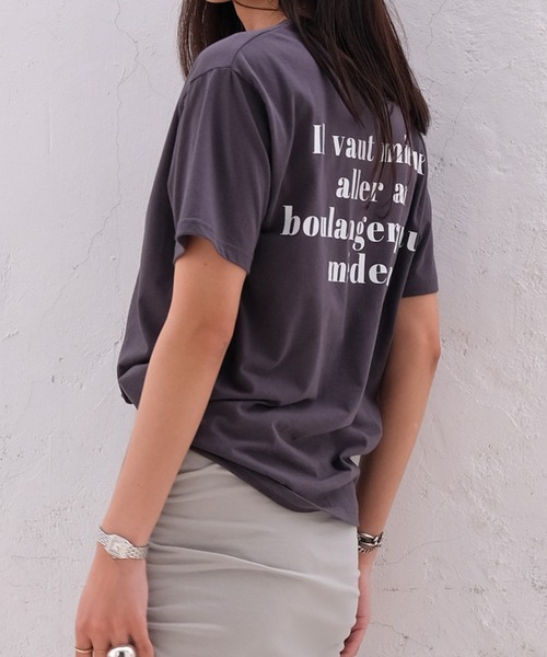 TODAYFUL - お値下げしました。TODAYFUL/バックプリントＴシャツ セール】バックプリントTシャツ（Tシャツ/カットソー）｜AKTE