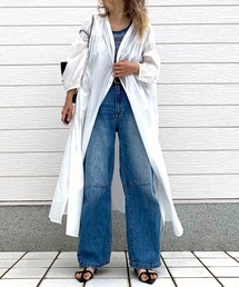 Q | キャンブリックボイルギャザーワンピ(ワンピース)