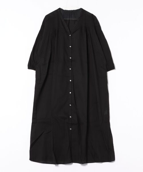 Q(キュー)の「キャンブリックボイルギャザーワンピ(ワンピース・レディース・アイボリー/オレンジ/ブラック・MEDIUM)」の7枚目の写真