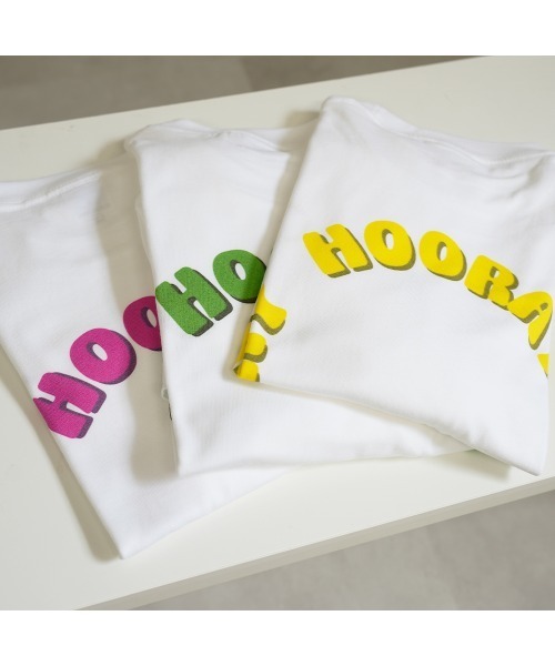 BASIS(ベイシス)の「バックサークルロゴ ビッグシルエット ユニセックス Tシャツ(Tシャツ/カットソー・レディース・ホワイト×イエロー/ホワイト×ピンク/ホワイト×グリーン・MEDIUM/LARGE)」の21枚目の写真