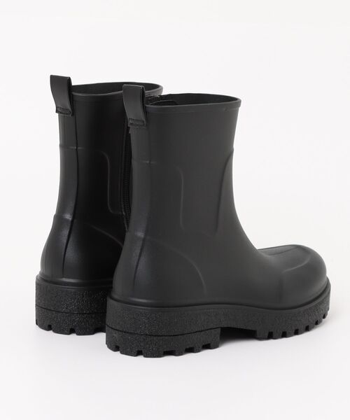 Wpc.（ダブリュピーシー）の「【Wpc.】トラックソールレインブーツ（レインシューズ・レディース・ブラック/オフホワイト・M/L）」の10枚目の写真