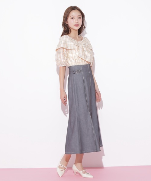 JILL by JILL STUART（ジルバイジルスチュアート）の「◇ビッグリボンブラウス（シャツ/ブラウス・レディース・ホワイト/ベージュ/ブラック・FREE）」の21枚目の写真