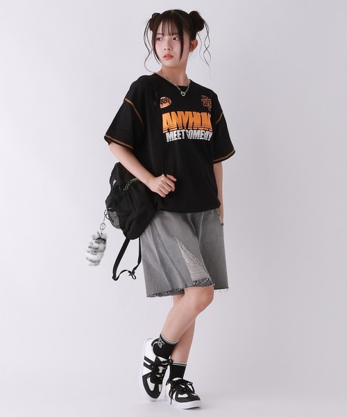 repipi armario(レピピ アルマリオ)の「メッシュポケットミニリュック(バックパック/リュック・キッズ・アイボリー/ブラック/ブルー・FREE)」の9枚目の写真