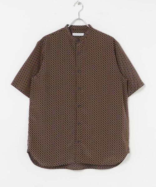 URBAN RESEARCH(アーバンリサーチ)の「PRINT BAND COLLAR SHIRTS(シャツ/ブラウス・メンズ・ブラック系その他/ベージュ系その他/ブルー系その他・MEDIUM/LARGE)」の16枚目の写真