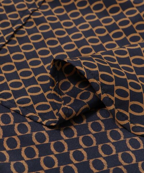 URBAN RESEARCH(アーバンリサーチ)の「PRINT BAND COLLAR SHIRTS(シャツ/ブラウス・メンズ・ブラック系その他/ベージュ系その他/ブルー系その他・MEDIUM/LARGE)」の11枚目の写真