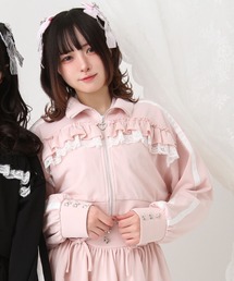 値下げ不可。プリメロ♡リボン付きホワイトパーカー♡ホワイト Princess Melody】りぼん付きヨークショートパーカー - ホワイト