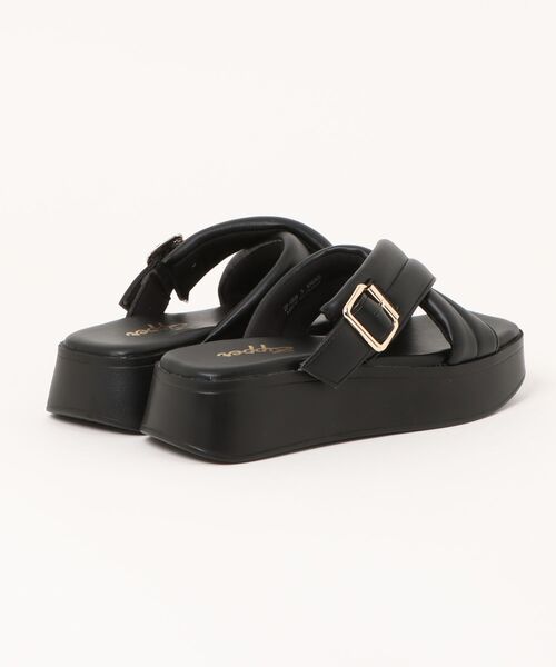 Zipper（ジッパー）の「【ZIPPER】レディースカジュアルサンダル（サンダル・レディース・ブラック/アイボリー/ベージュ・M/L/LL/S）」の4枚目の写真