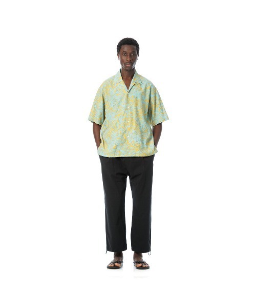 Sandinista(サンディニスタ)の「SANDINISTA Patterned Open Collar S/S Shirt (MINT) (サンディニスタ パターン オープンカラー ショートスリーブシャツ)(シャツ/ブラウス・メンズ・ミント・MEDIUM/LARGE)」の7枚目の写真