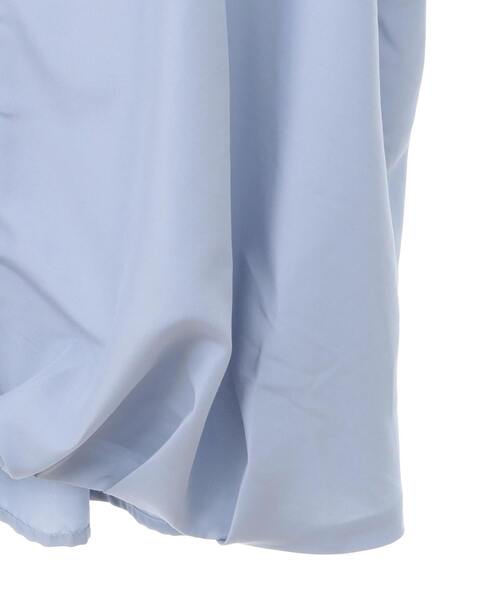 SOFFITTO（ソフィット）の「タケノコタックデザイン半袖ブラウス(取り扱い店舗限定)（シャツ/ブラウス・レディース・グレイッシュブルー/ブラック/グレイッシュベージュ・FREE）」の6枚目の写真