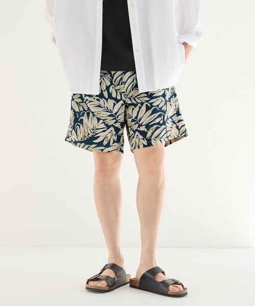 coca(coca)(コカ)の「ワッシャーナイロンリーフ柄ショーツ(その他パンツ・メンズ・A/B・M/L/XL)」の8枚目の写真